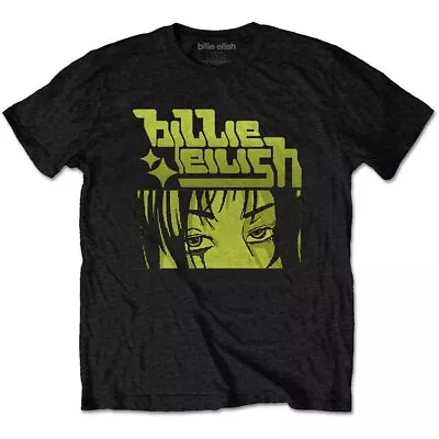 Buy Billie Eilish Anime Logo Official Tee T-Shirt Mens Unisex • 17.13£
