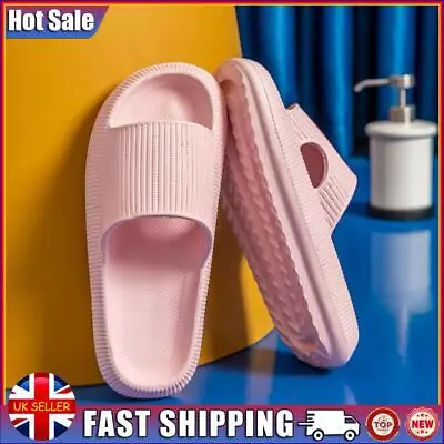 Buy Cool Slippers Anti-Slip Home Couples Slippers Elastic For Walking (Pink 34-35) • 8.09£