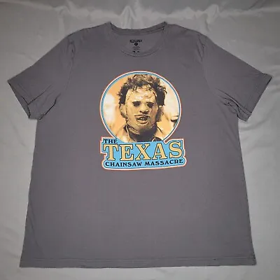 Buy Creepy Co Shirt Adult 3XL Gray Texas Chainsaw Massacre Leatherface Horror Womens • 27.16£