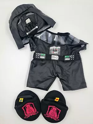 Buy Build A Bear Star Wars Darth Vader Costume Clothes Outfit Slippers Shoes Black  • 8.99£