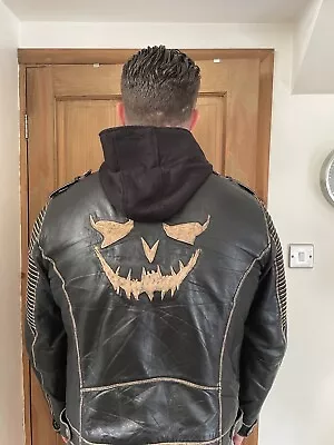 Buy Mens Leather Jacket Xl • 89.99£