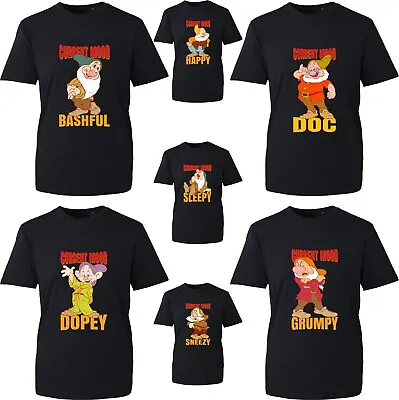 Buy Current Mood Seven Dwarf Disney Family Pack T-Shirts Grumpy Sneezy Doc Gift Top • 11.99£