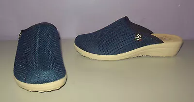 Buy Fly Flot Women's Mesh Cloth Fabric Slippers Shoes Navy Blue 38 EU 7.5 US • 24.10£