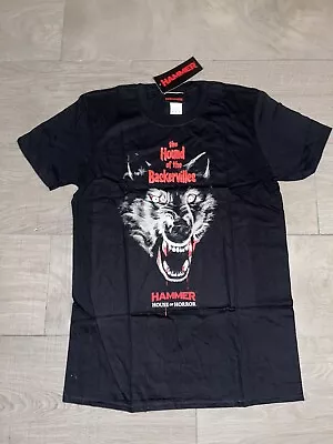 Buy Official Hammer House Of Horror The Hound Of The Baskervilles T Shirt Size Small • 7.99£