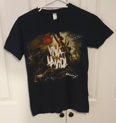 Buy COLDPLAY VIVA LA VIDA TOUR 2009 Band Concert T-Shirt Colour Is Black Size Small. • 19.20£
