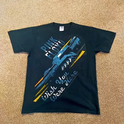 Buy Pink Floyd 'Wish You Were Here' T Shirt Size M Retro Y2K Gildan 2010 • 20.99£