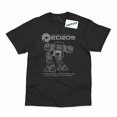 Buy ED209 Urban Pacification Machine Inspired By Robocop Printed T-Shirt • 9.95£