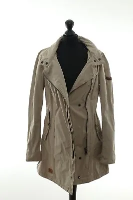 Buy Khujo Women's Jacket Flue L Beige Uni Half Long With Cotton • 71.14£