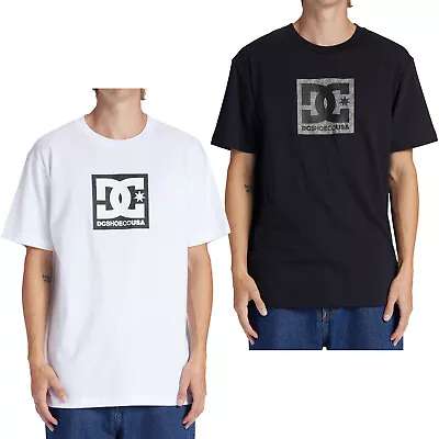 Buy DC Shoes Mens Square Star Fill Short Sleeve Crew Neck Cotton T-Shirt Top Tee • 29.95£