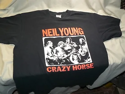 Buy 2003 Neil Young & Crazy Horse Tour T-Shirt Size Large • 33.19£