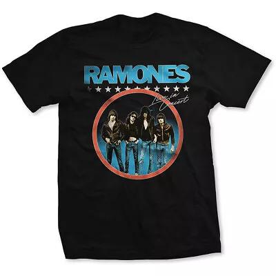 Buy The Ramones Live In Concert Official Tee T-Shirt Mens • 15.99£
