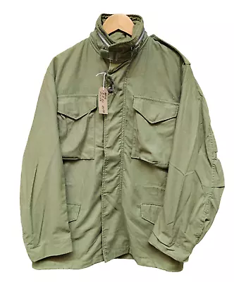 Buy Genuine 1970 US Army Issue Olive Green 107 M65 Combat Jacket Small Regular #14 • 99.95£