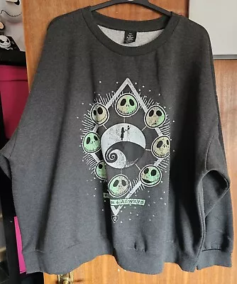 Buy Womens Nightmare Before Christmas Jumper Size 2XL • 0.99£