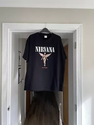 Buy Nirvana Black T Shirt Sz XL  • 10£