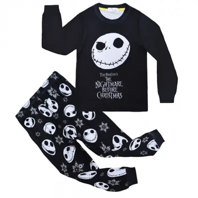 Buy Kids Girls Boys Nightmare Before Christmas Pyjamas Nightwear Loungewear PJs Set • 11.99£