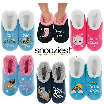 Buy Ladies Snoozies Slippers S M & L Bees Cat Dog Koala Creature Comforts Collection • 12.99£