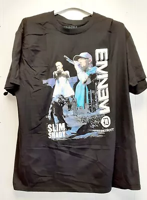 Buy Eminem Detroit T Shirt Size Large Black New Official Slim Shady Rock Grunge • 17£