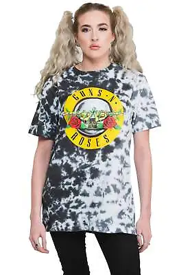 Buy Guns N Roses T Shirt Classic Band Logo Dip Dye T Shirt • 17.95£