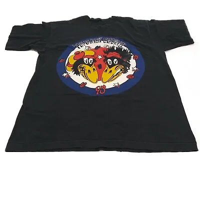 Buy The Black Crowes T-Shirt Black 1990s Band Graphic Tee Vintage Single Stitch • 117.89£