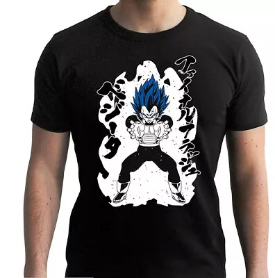 Buy Official Dragon Ball Super Royal Blue Vegeta Premium Mens Tee T Shirt All Sizes • 19.95£