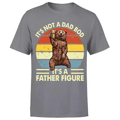 Buy Its Not A Dad Bod Its A Father Figure Mens T Shirt Funny Vintage Graphic#P1#OR#A • 13.49£
