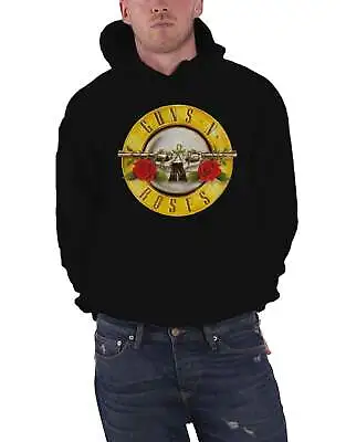 Buy Guns N Roses Hoodie Classic Pistol Band Logo New Official Mens Black Pullover • 32.95£