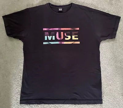 Buy Muse Official Black T-shirt The Resistance Tour Europe 2010 Adults Size XL • 4.99£