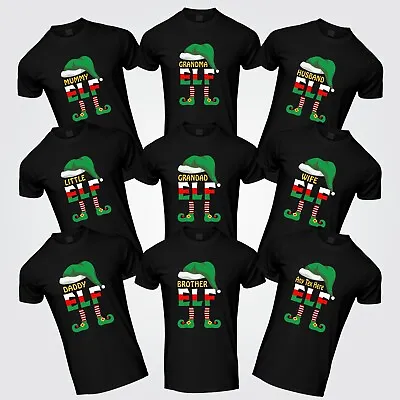 Buy Personalised Elf Family T-Shirt Custom Name Christmas Party XMAS Day Unisex Top • 9.99£