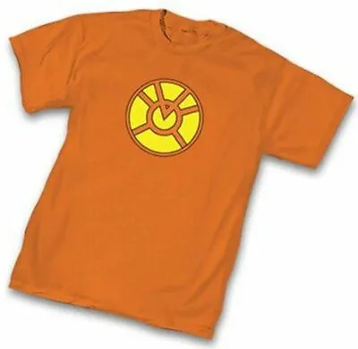 Buy Adult DC Comics Green Lantern Agent Orange Corps Power Symbol Greed T-shirt Tee • 22.67£