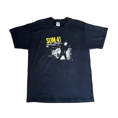 Buy Sum 41 Underclass Hero Tshirt | Vintage Canadian Pop Punk Rock Band Music Black • 29.51£