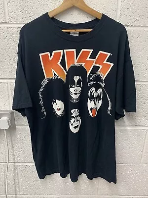 Buy Kiss Dallas Rock City 2009 Tour Graphic Print T Shirt Size XL • 18£
