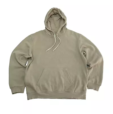 Buy FOLK Men's LUTHER Hoodie Raglan Cotton Fleece Hooded Sweatshirt Size 5 XL Taupe • 29.99£