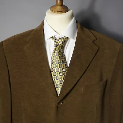 Buy Van Gils - UK 44  R - Men's Soft Wool & Cotton Corduroy Jacket Blazer Textured • 39.95£