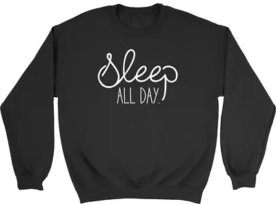 Buy Sleep All Day Kids Childrens Jumper Sweatshirt Boys Girls • 12.99£