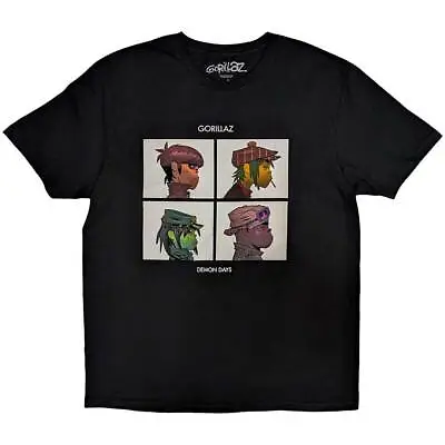 Buy Gorillaz OFFICIAL Black T-Shirt • 16.99£