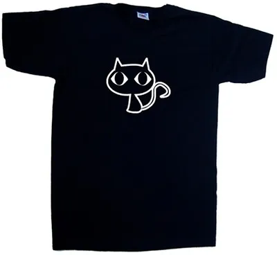 Buy Big Eyed Cat V-Neck T-Shirt • 9.99£