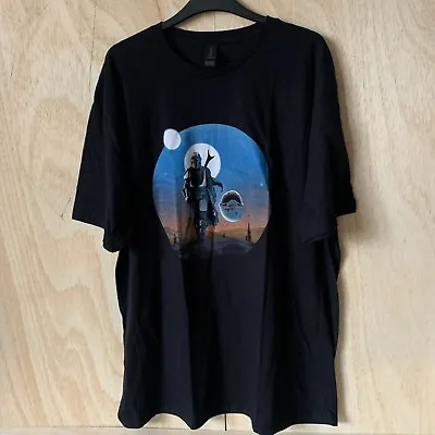 Buy Stars Wars Protect The Child The Mandalorian T-Shirt Gildan XL • 11.99£