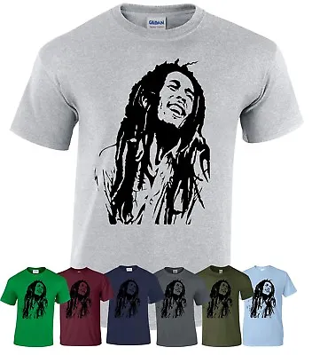 Buy Bob Marley Inspired Reggae T-Shirt Smoke Weed Jamaican Ragga Music Xmas Gift Top • 10.99£