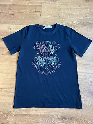 Buy Boys H&M Harry Potter Hogwarts T Shirt Size 12-13-14 Years • 1.50£