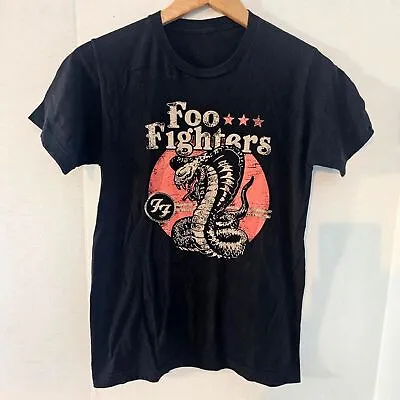 Buy Foo Fighters T Shirt Black Women's Size XS • 12.29£