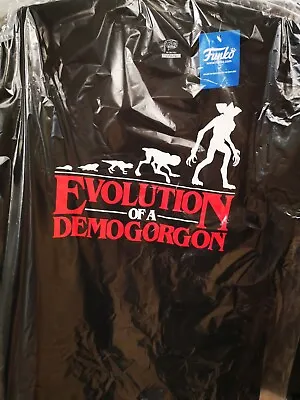 Buy T-Shirt STRANGER THINGS FUNKO Pop Tee EVOLUTION DEMOGORGON Large Size NEW • 7.96£