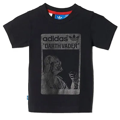 Buy Adidas Originals Star Wars Kids Darth Vader Tee Black S14386 • 18.63£