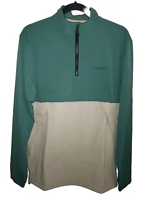 Buy Rohan Goa Top 1/4 Zip Jacket Pine Green/Sandstorm Mens Small 20.5  P-P Brand NEW • 44.99£