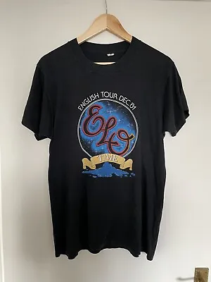 Buy Electric Light Orchestra “Time” Vintage Band Tour T-shirt 1981 ELO Jeff Lynne • 110£