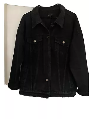 Buy Oversize Distressed Denim Jacket Size Small • 8£