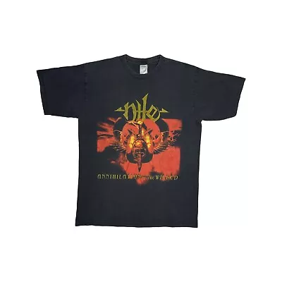 Buy 00’s Nile T-Shirt Black Mens Large 2006 Annihilation Of The Wicked Tour • 55.99£