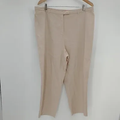 Buy KATHY IRELAND PLUS Stretch Pants Womens 20W Beige   • 24.10£
