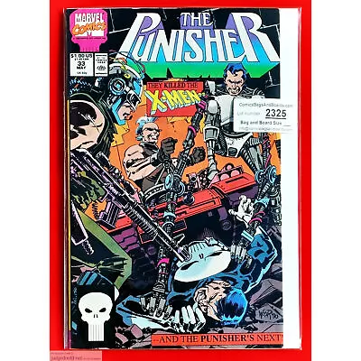 Buy Punisher # 33  The Punisher 1 Marvel Comic Book Bag And Board 1 5 1990 (Lot 2325 • 8.50£
