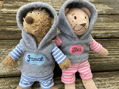 Buy Handmade Clothing For Bears Size 22 / 35 Cm Hoodie + Pants With Name Bear Clothing • 25.78£