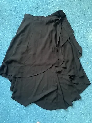 Buy Disney Beauty And The Beast High Low Black Skirt Size M • 24.10£